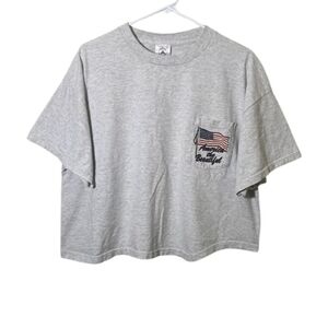 Delta Pro Weight Gray Crop Top